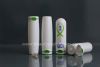 cylindrical skin body moisturizer lotion bottle